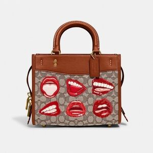 COACH - Coach X Tom Wesselmann Rouge 25 in Signature Textile Jacquard